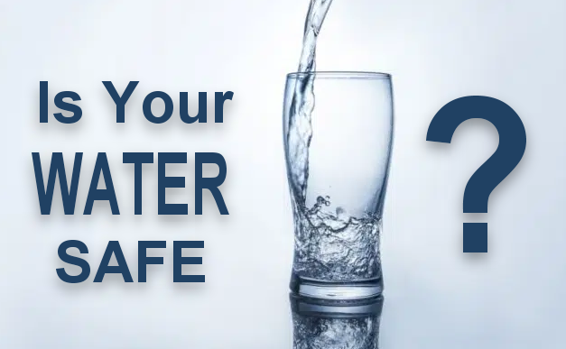 safe-water Glass of water. Is your water safe?